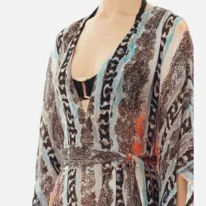 NEW DVF Diane von Furstenberg ANNUSHKA Python Silk Caftan never worn